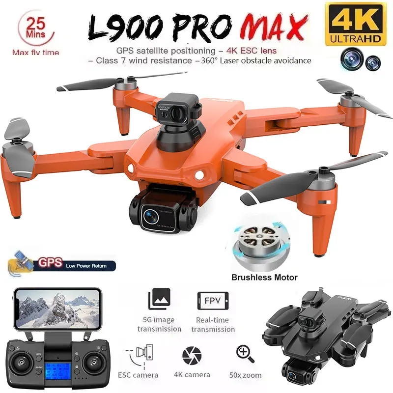 L900 Pro MAX GPS Drone 4K Prof - Drone Surveying recension och pris